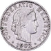 Switzerland, 20 Rappen, 1902, Bern, Nickel, AU(50-53), KM:29