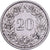 Svizzera, 20 Rappen, 1902, Bern, Nichel, BB+, KM:29