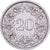 Svizzera, 20 Rappen, 1907, Bern, Nichel, BB+, KM:29