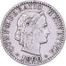 Svizzera, 20 Rappen, 1900, Bern, Nichel, BB, KM:29