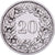 Svizzera, 20 Rappen, 1912, Bern, Nichel, BB, KM:29