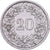 Svizzera, 20 Rappen, 1901, Bern, Nichel, MB+, KM:29