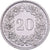 Svizzera, 20 Rappen, 1980, Bern, Rame-nichel, BB+, KM:29a