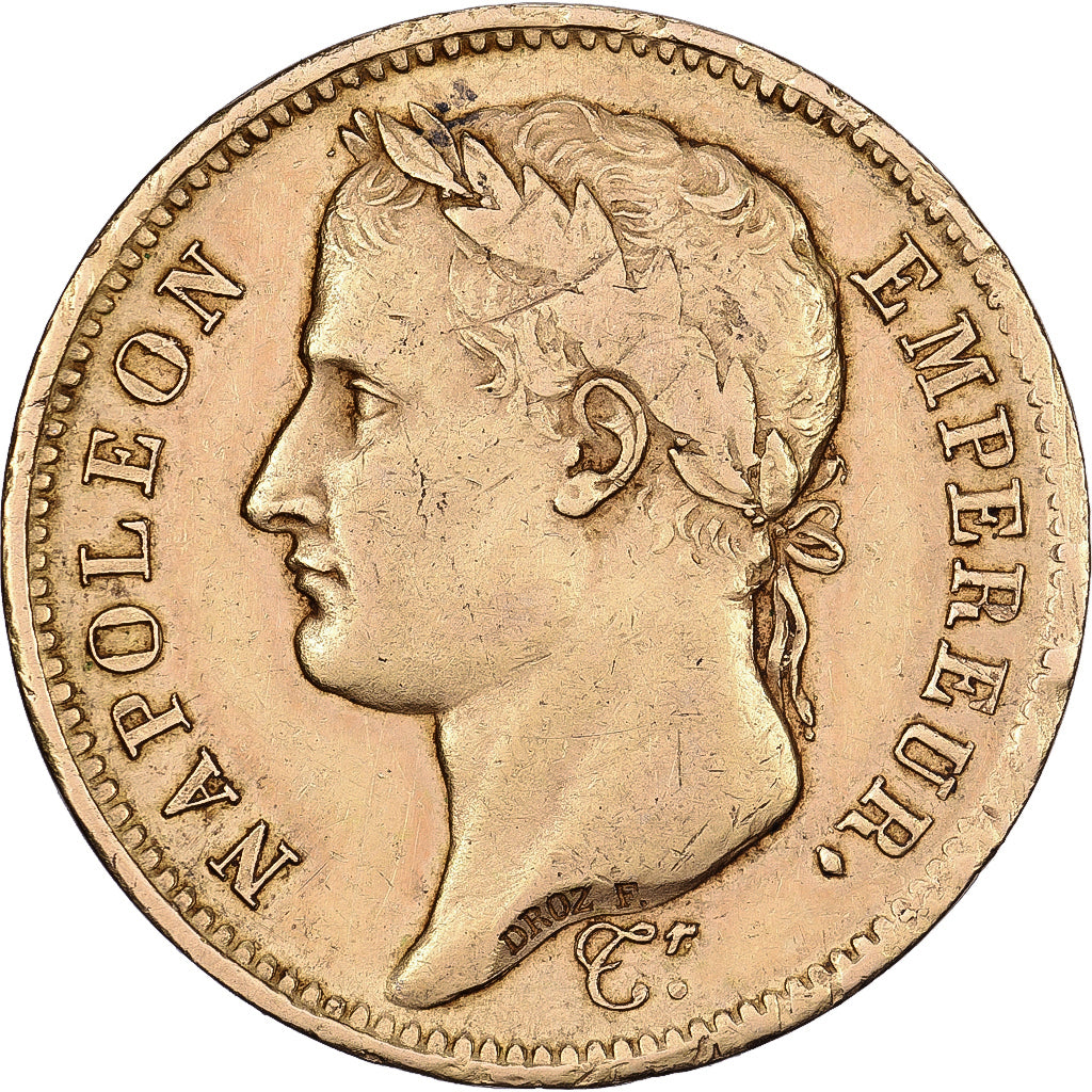 Frankrijk, Napoleon I, 40 Francs, 1811, Paris, Goud, ZF, Gadoury:1084, KM:696.1