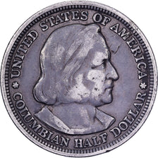 United States, Half Dollar, 1893, Philadelphia, Columbian Exposition, Silver