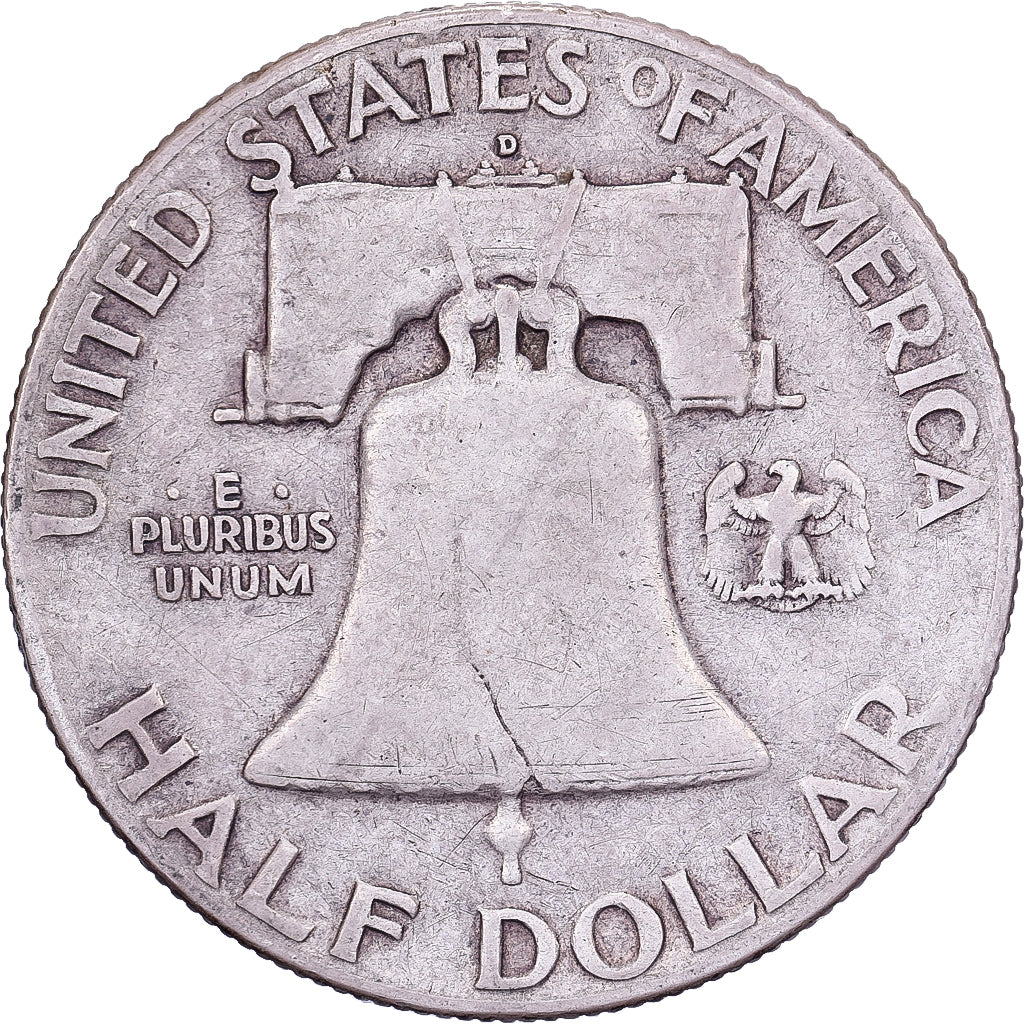 United States, Half Dollar, Franklin, 1948, U.S. Mint, Silver, VF(30-35), KM:199