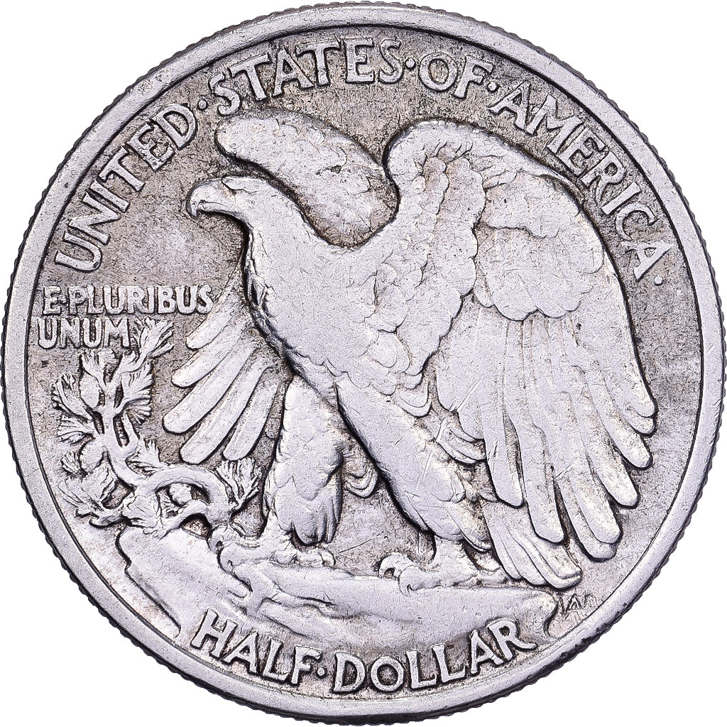 USA, Half Dollar, Liberty Walking, 1943, U.S. Mint, Srebro, EF(40-45), KM:142