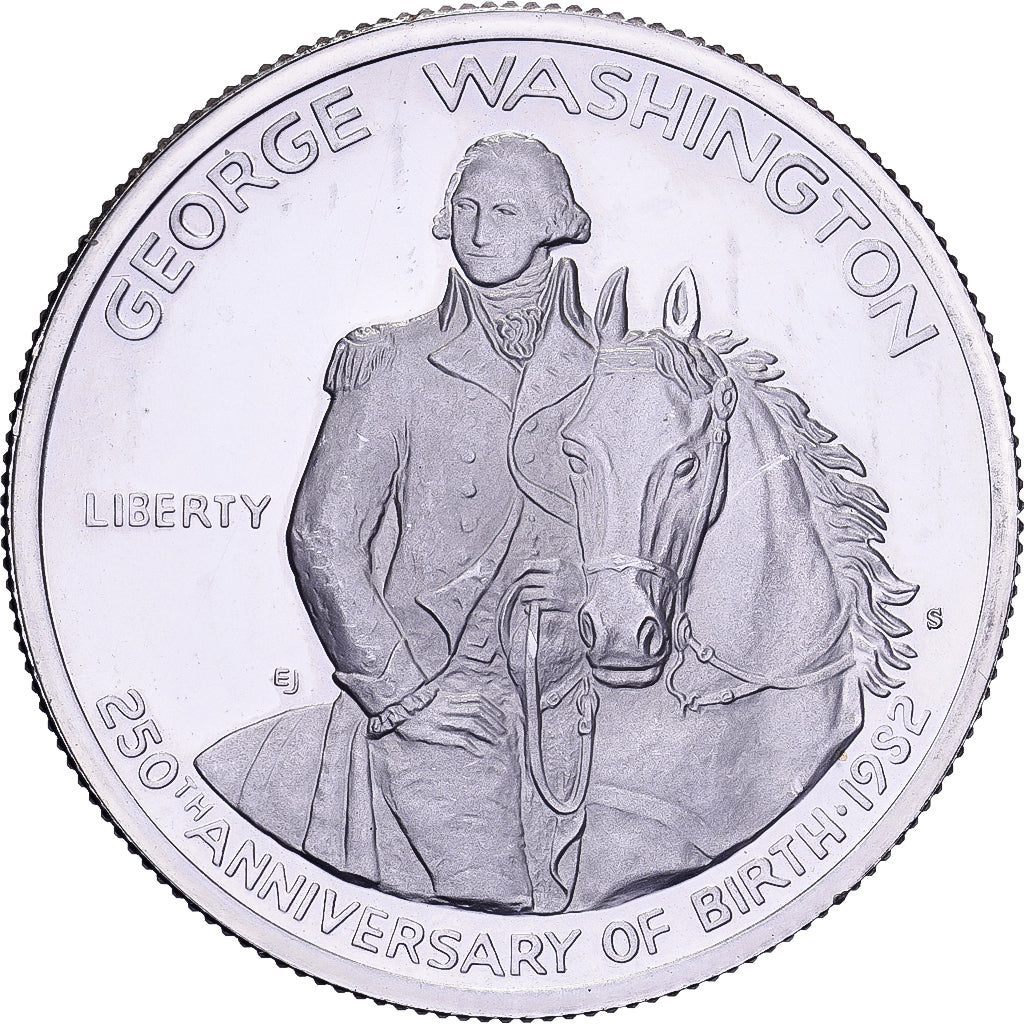United States, Half Dollar, 1982, U.S. Mint, Proof, Silver, MS(65-70), KM:208