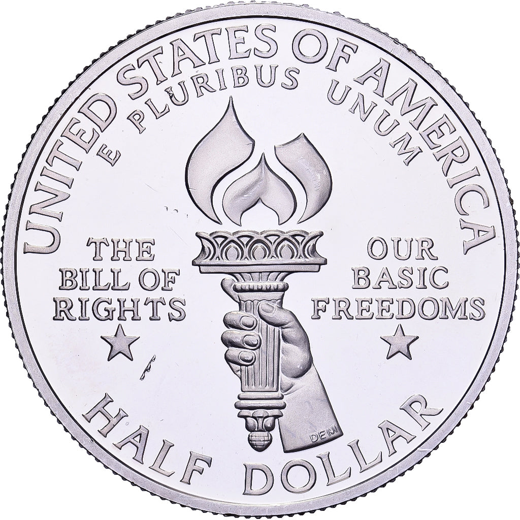 USA, Half Dollar, 1993, U.S. Mint, Proof, Srebro, MS(65-70), KM:240