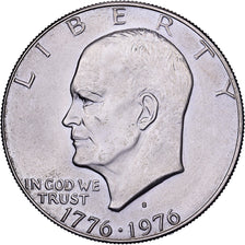 United States, Dollar, Eisenhower, 1976, U.S. Mint, Silver, AU(55-58), KM:206a