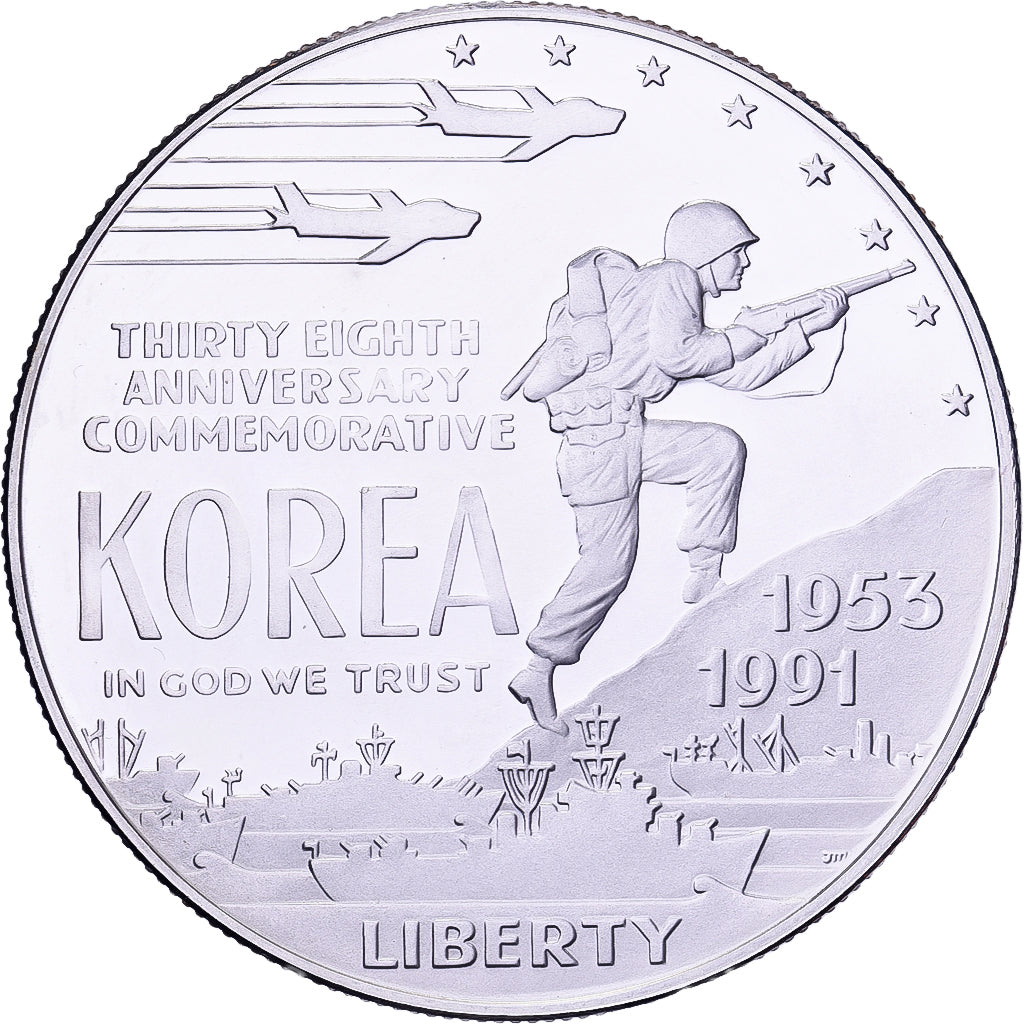 Vereinigte Staaten, Dollar, 1991, U.S. Mint, PP, Silber, STGL, KM:231