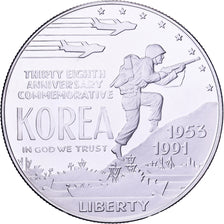 Vereinigte Staaten, Dollar, 1991, U.S. Mint, PP, Silber, STGL, KM:231