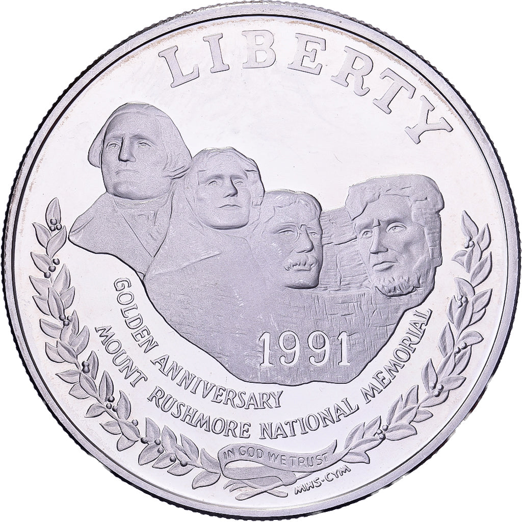 United States, Dollar, 1991, U.S. Mint, Proof, Silver, MS(65-70), KM:229