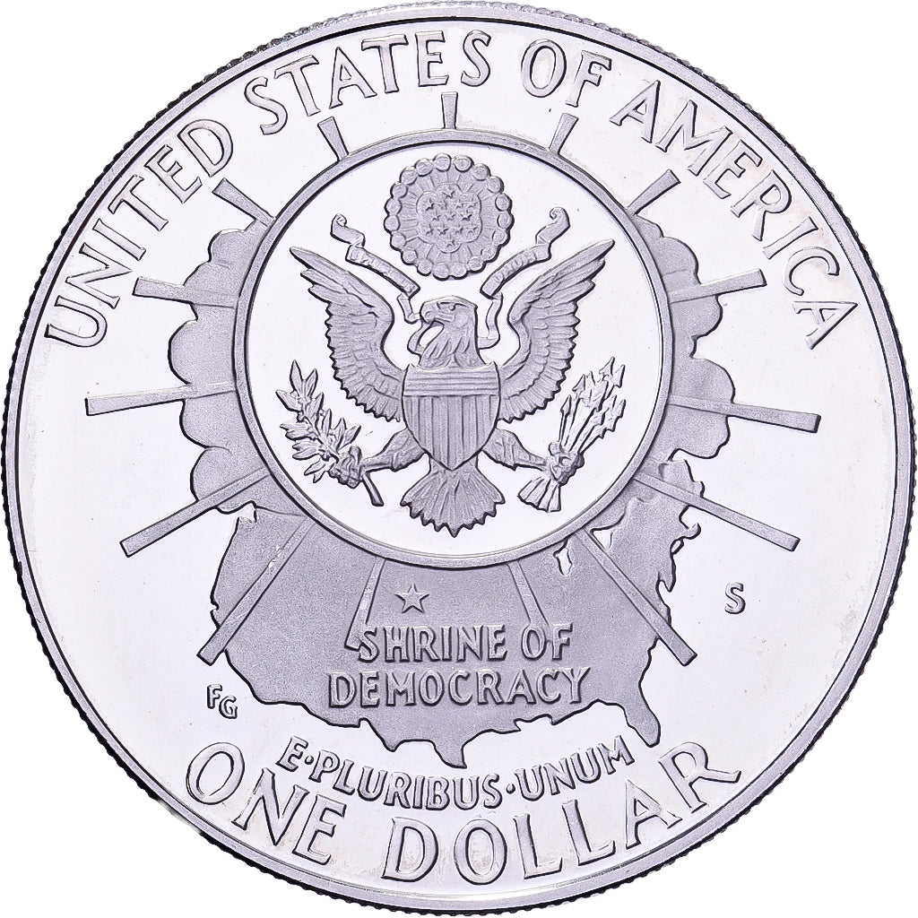 United States, Dollar, 1991, U.S. Mint, Proof, Silver, MS(65-70), KM:229