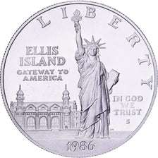 United States, Dollar, 1986, U.S. Mint, Proof, Silver, MS(65-70), KM:214