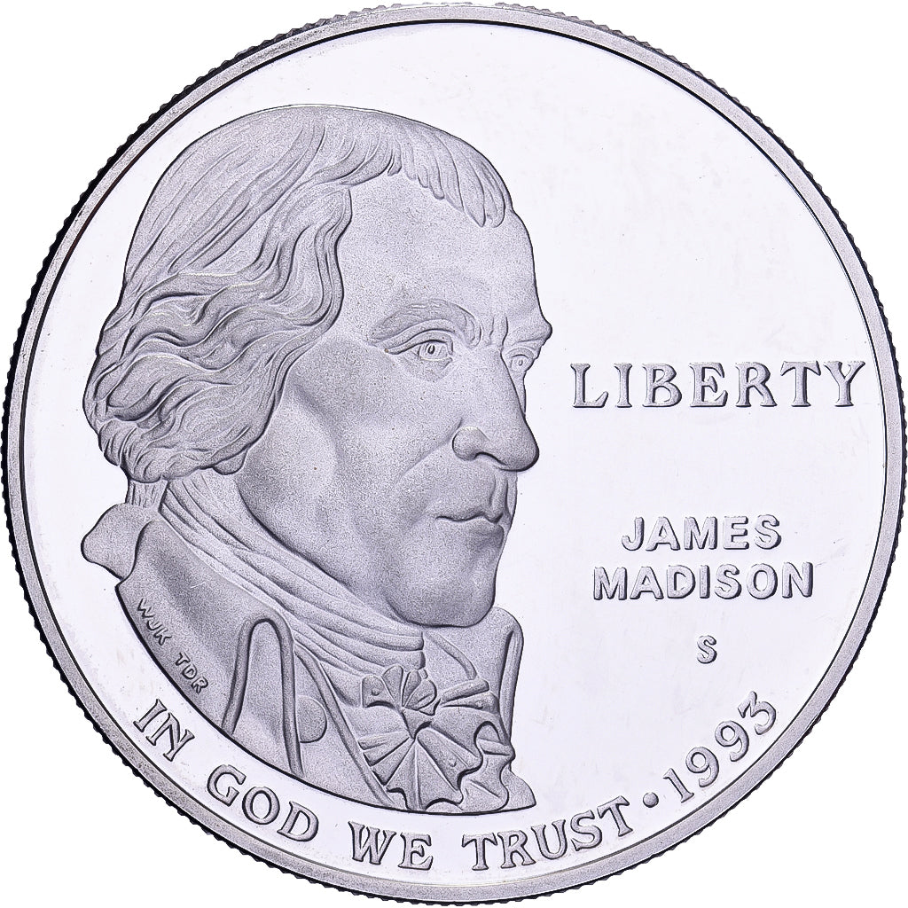 United States, Dollar, 1993, U.S. Mint, Proof, Silver, MS(65-70), KM:241