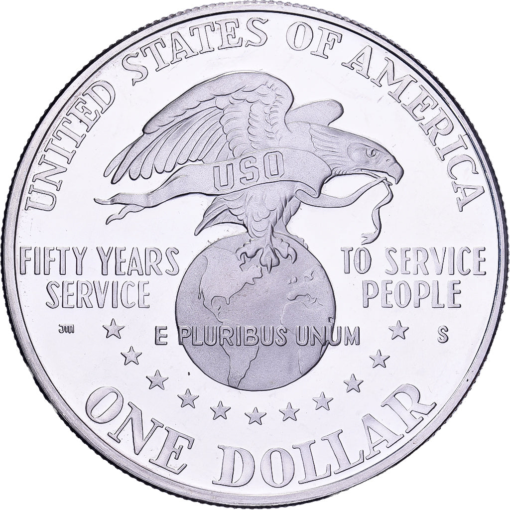 United States, Dollar, 1991, U.S. Mint, Proof, Silver, MS(65-70), KM:232