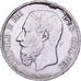 Belgium, Leopold II, 5 Francs, 5 Frank, 1874, Brussels, Silver, VF(30-35), KM:24