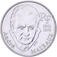 France, 100 Francs, André Malraux, 1997, Silver, AU(55-58), Gadoury:954