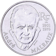 France, 100 Francs, André Malraux, 1997, Silver, AU(55-58), Gadoury:954