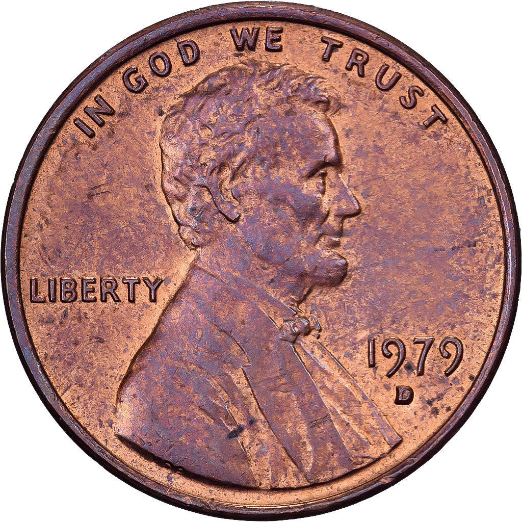 Vereinigte Staaten, Cent, Lincoln, 1979, U.S. Mint, Messing, VZ, KM:201