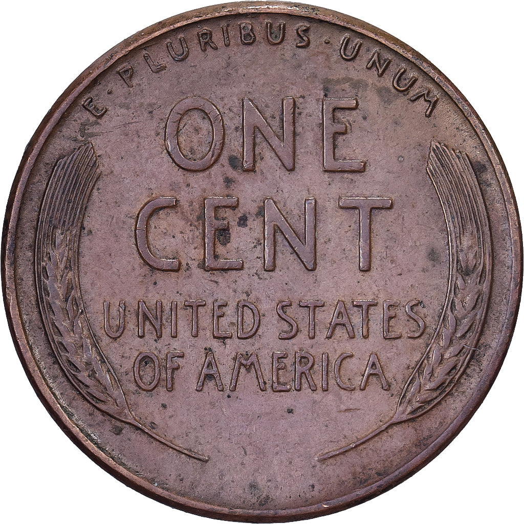 Estados Unidos, Cent, Lincoln, 1948, U.S. Mint, Latón, MBC, KM:A132
