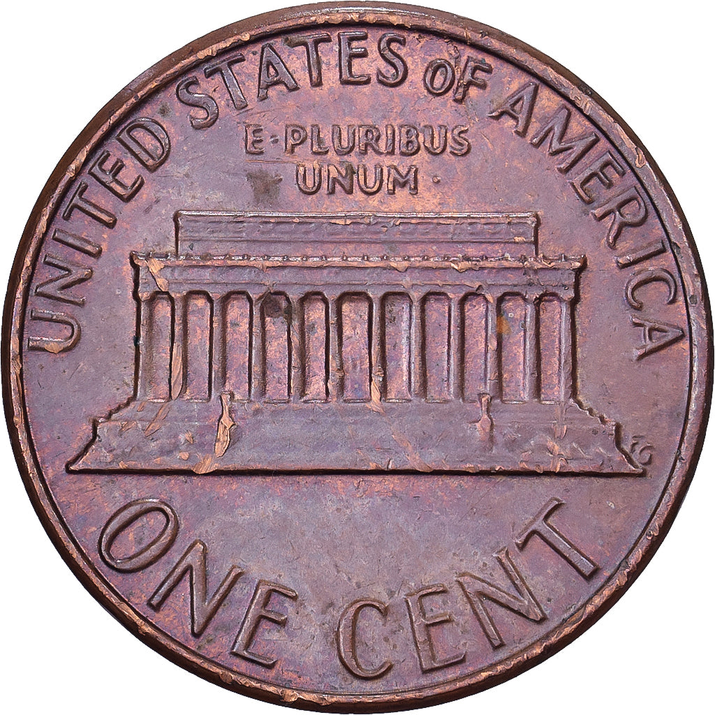 United States, Cent, Lincoln, 1980, U.S. Mint, Brass, AU(55-58), KM:201