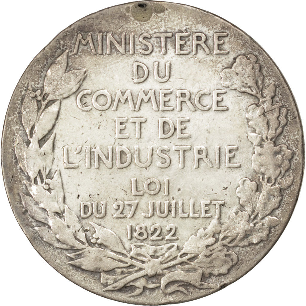 France, Medal, French Third Republic, Silver, EF(40-45)