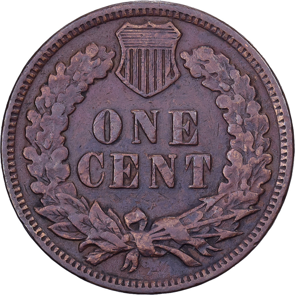United States, Cent, Indian Head, 1907, U.S. Mint, Bronze, EF(40-45), KM:90a