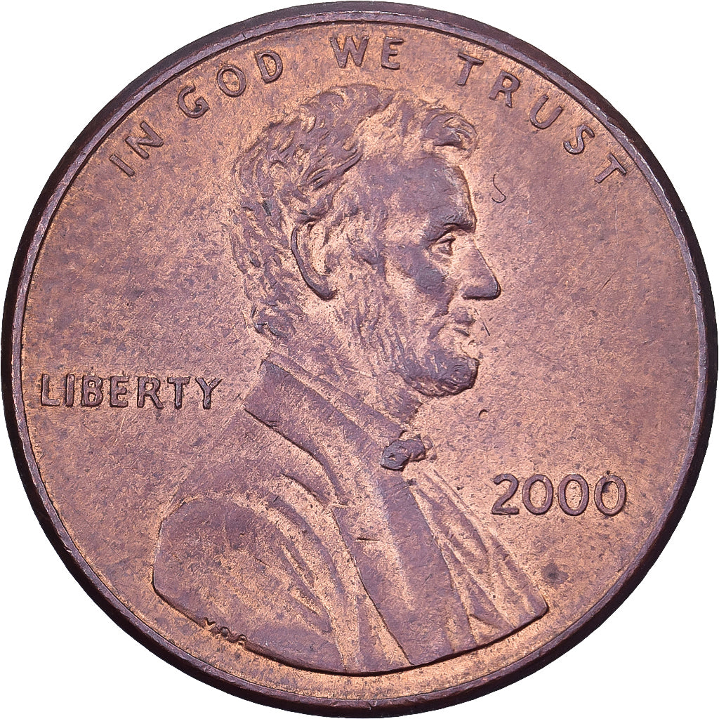 Vereinigte Staaten, Cent, Lincoln, 2000, U.S. Mint, Copper Plated Zinc, SS