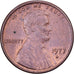 United States, Cent, Lincoln, 1977, U.S. Mint, Brass, EF(40-45), KM:201