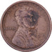 États-Unis, Cent, Lincoln, 1919, U.S. Mint, Bronze, TB+, KM:132