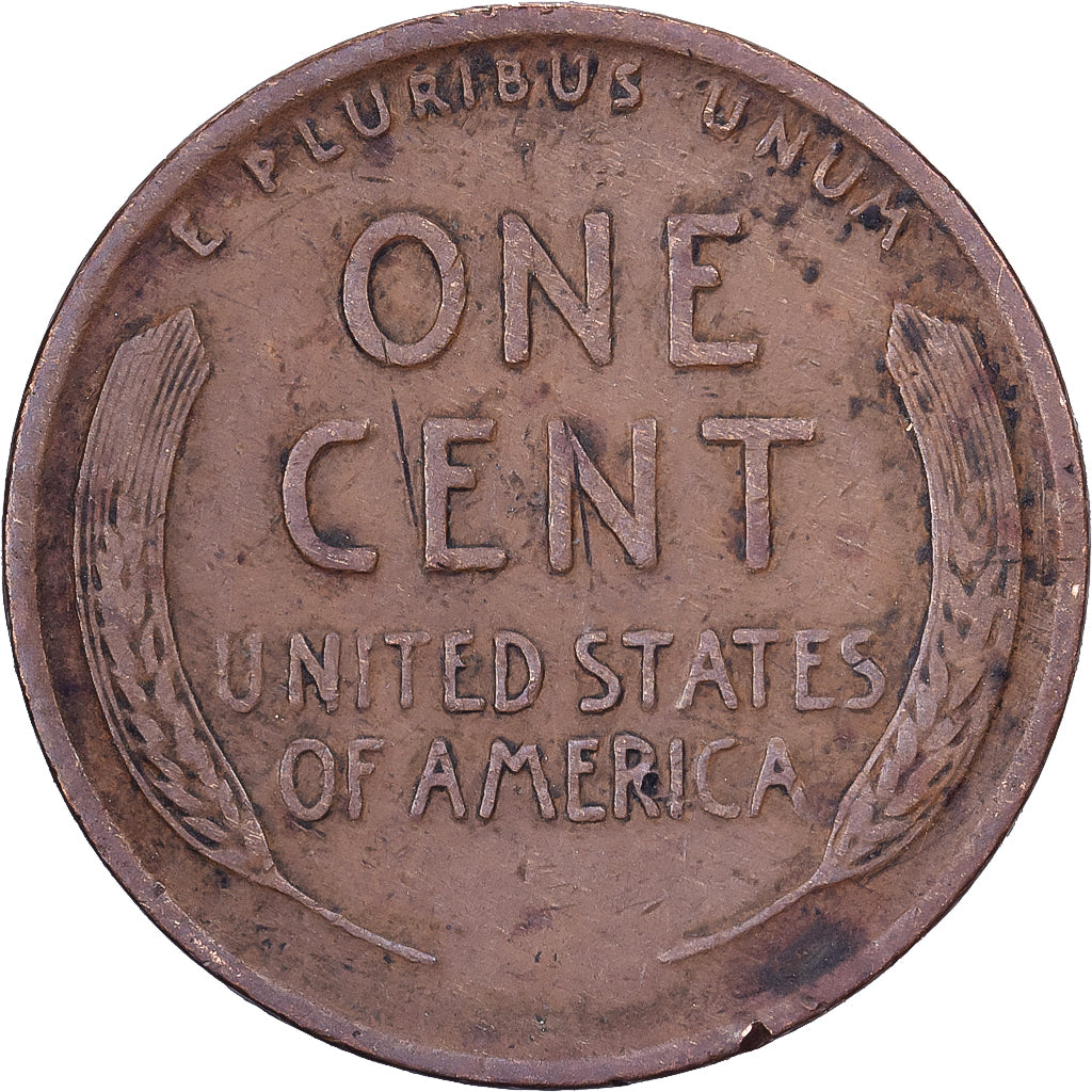 États-Unis, Cent, Lincoln, 1919, U.S. Mint, Bronze, TB+, KM:132