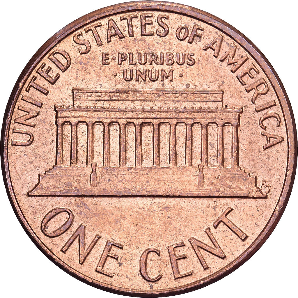 United States, Cent, Lincoln, 1975, U.S. Mint, Brass, AU(50-53), KM:201