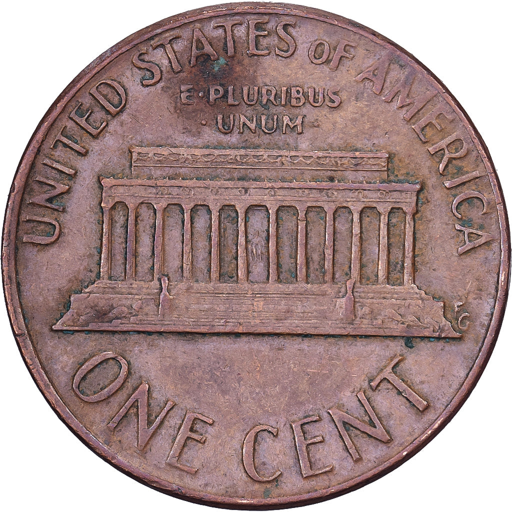 United States, Cent, Lincoln, 1973, U.S. Mint, Brass, EF(40-45), KM:201