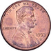 États-Unis, Cent, Lincoln, 1993, U.S. Mint, Copper Plated Zinc, TTB, KM:201b
