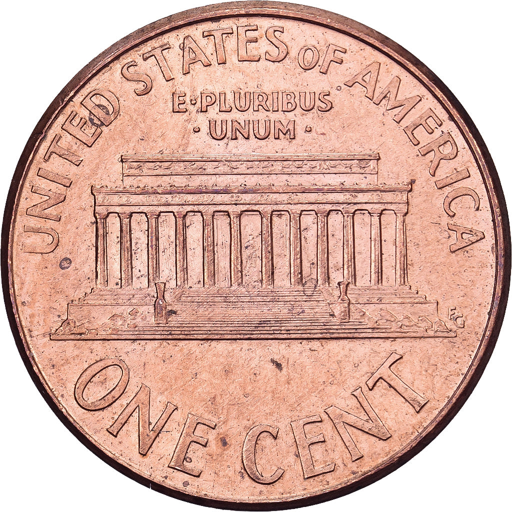 États-Unis, Cent, Lincoln, 2001, U.S. Mint, Copper Plated Zinc, TTB+, KM:201b
