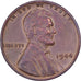 Stati Uniti, Cent, Lincoln, 1944, U.S. Mint, Ottone, BB, KM:A132