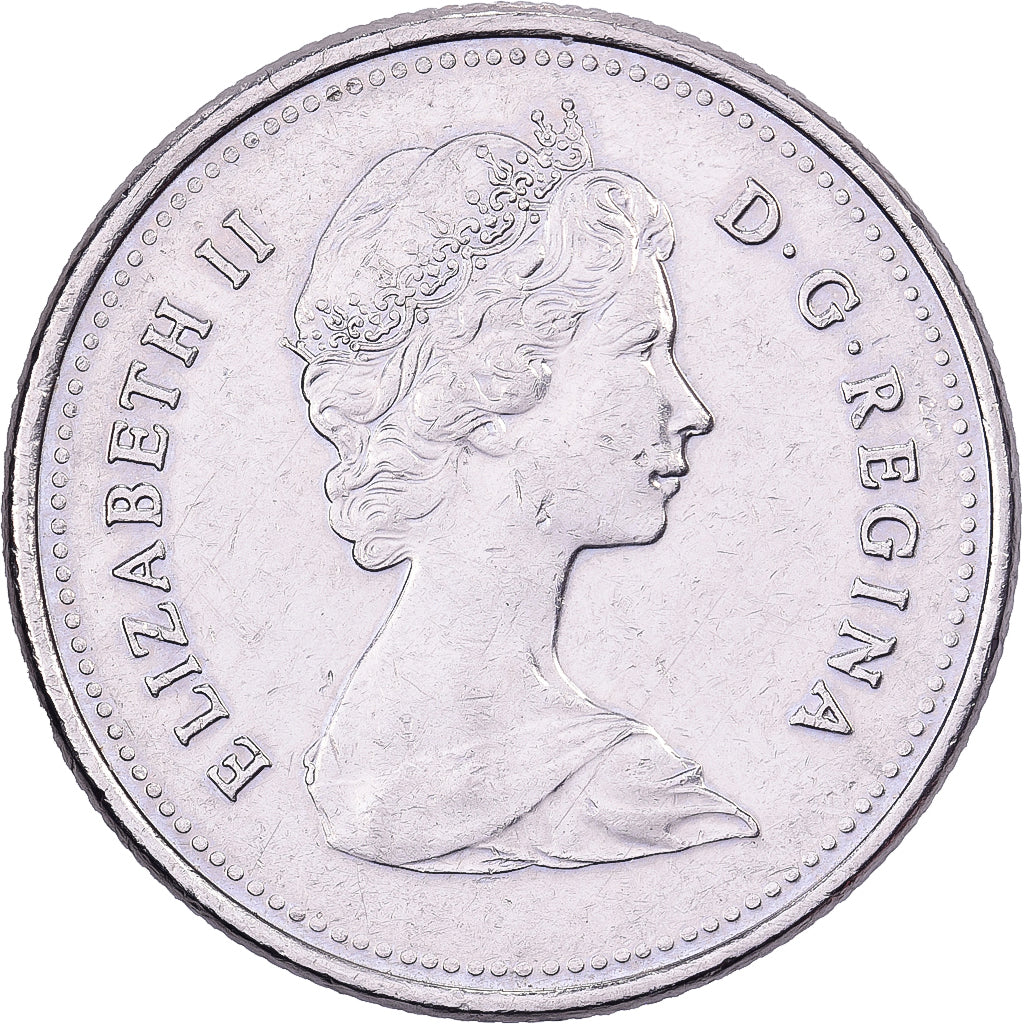 Canada, Elizabeth II, 25 Cents, 1980, Royal Canadian Mint, Nickel, AU(50-53)