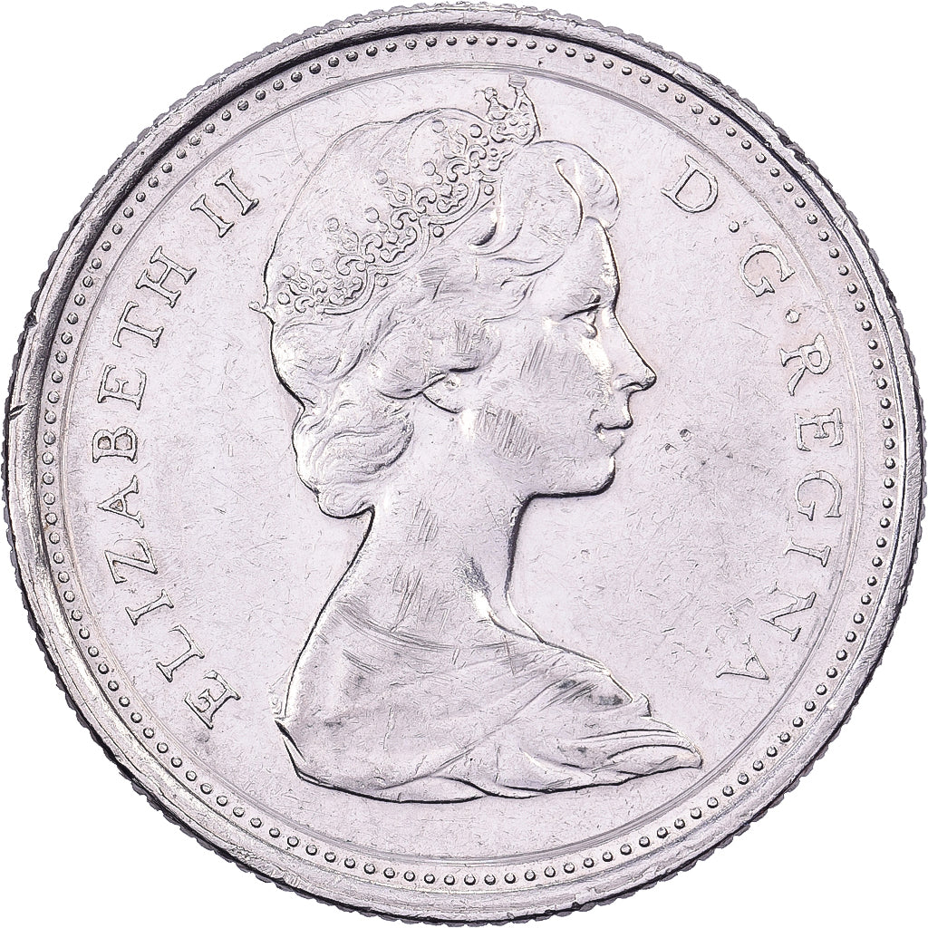 Canada, Elizabeth II, 25 Cents, 1977, Royal Canadian Mint, Nickel, AU(50-53)