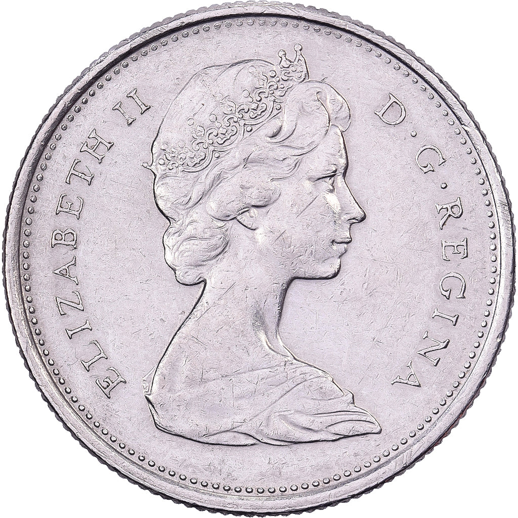 Canada, Elizabeth II, 25 Cents, 1974, Royal Canadian Mint, Nickel, AU(50-53)