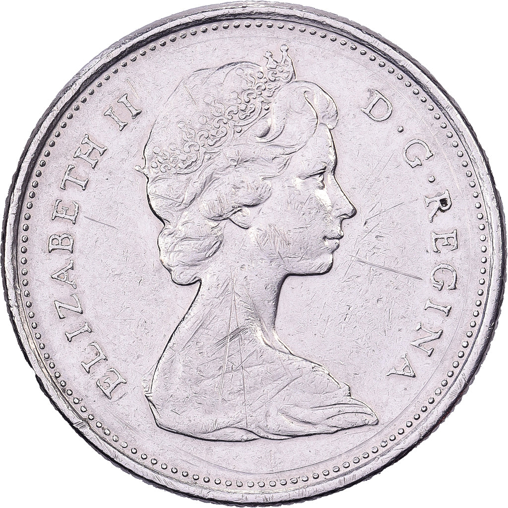 Canadá, Elizabeth II, 25 Cents, 1971, Royal Canadian Mint, Níquel, AU(50-53)