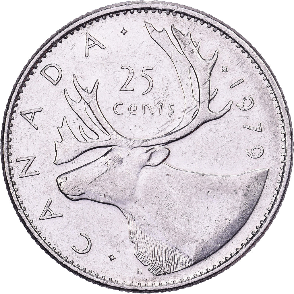 Canadá, Elizabeth II, 25 Cents, 1979, Royal Canadian Mint, Níquel, AU(50-53)