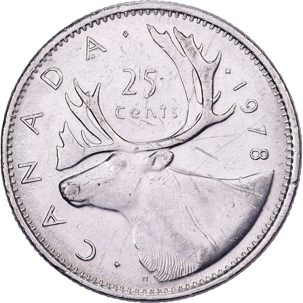 Canadá, Elizabeth II, 25 Cents, 1978, Royal Canadian Mint, Níquel, AU(50-53)