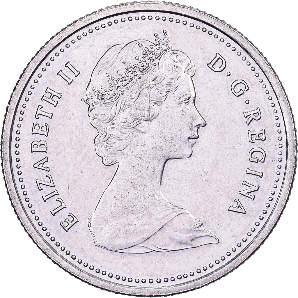 Canada, Elizabeth II, 25 Cents, 1985, Royal Canadian Mint, Nickel, AU(50-53)