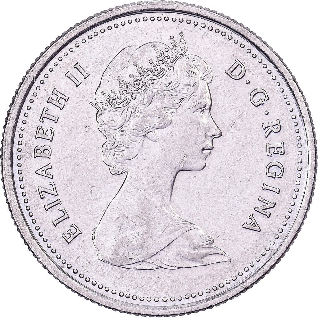 Canadá, Elizabeth II, 25 Cents, 1983, Royal Canadian Mint, Níquel, AU(50-53)