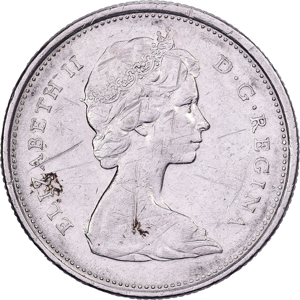 Canada, Élisabeth II, 25 Cents, 1970, Royal Canadian Mint, Nickel, TTB+, KM:62b