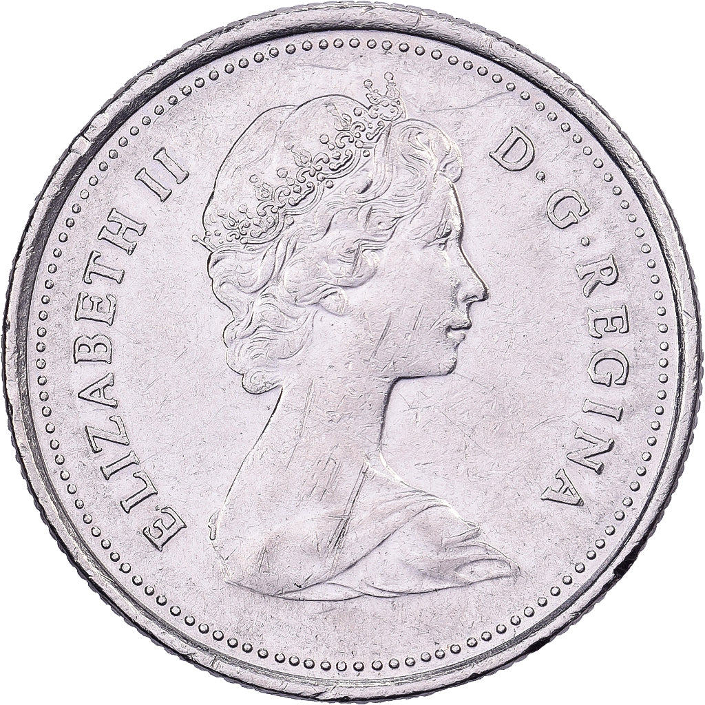 Canadá, Elizabeth II, 25 Cents, 1986, Royal Canadian Mint, Níquel, AU(50-53)