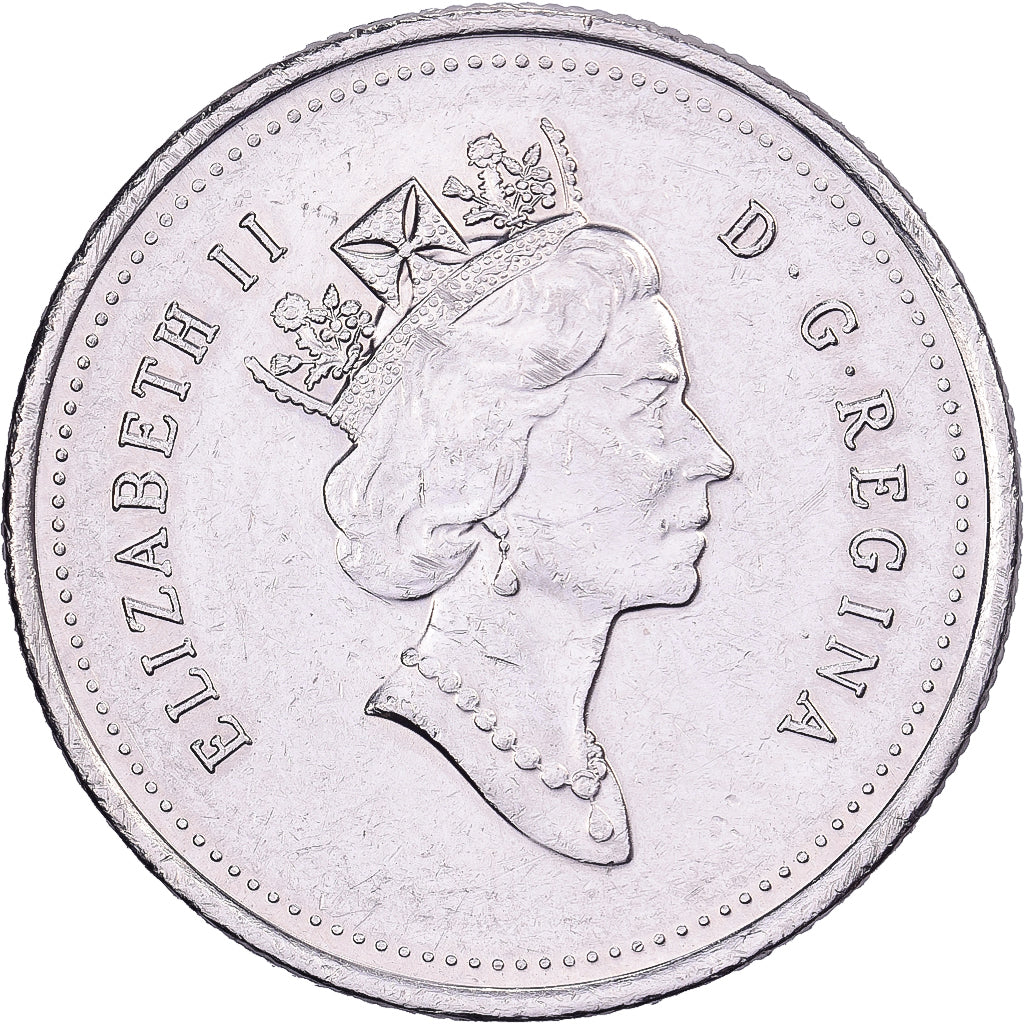 Canada, Elizabeth II, 25 Cents, 1995, Royal Canadian Mint, Nickel, AU(50-53)