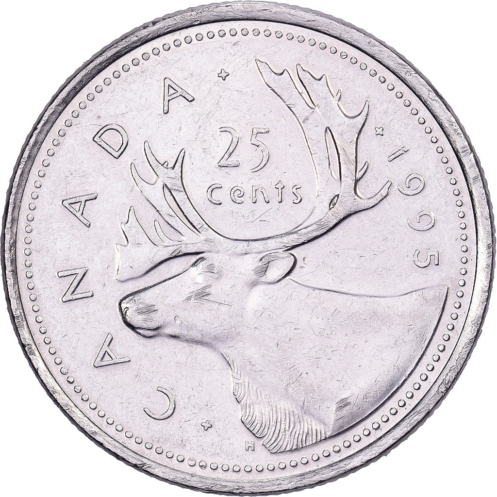 Canada, Elizabeth II, 25 Cents, 1995, Royal Canadian Mint, Nickel, AU(50-53)